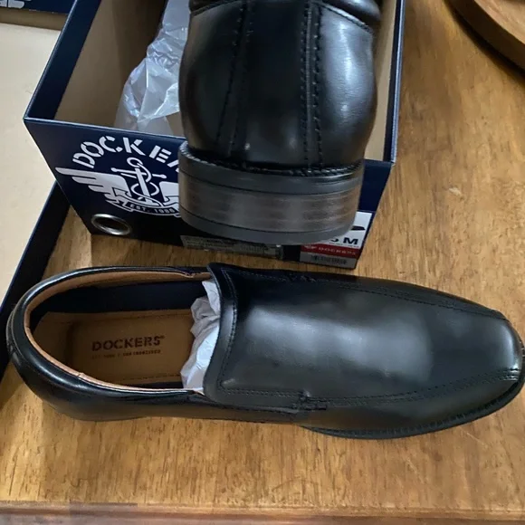 Mens Dockers 10.5 Black Greer Dress shoes - Picture 12 of 14